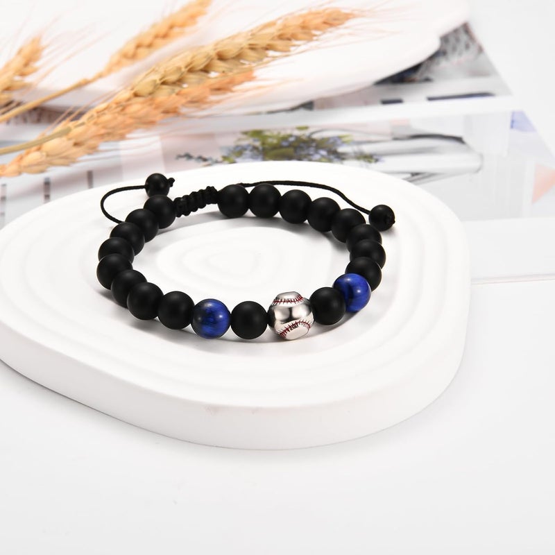 EFVISD Store Soccer Football Basketball Baseball Hockey Bracelet Gifts for Boys Players Team Lovers Son Grandson Brother Nephew Friend as Birthday/Valentines Day/Graduation/Back to School/Christmas Gifts - Image 3
